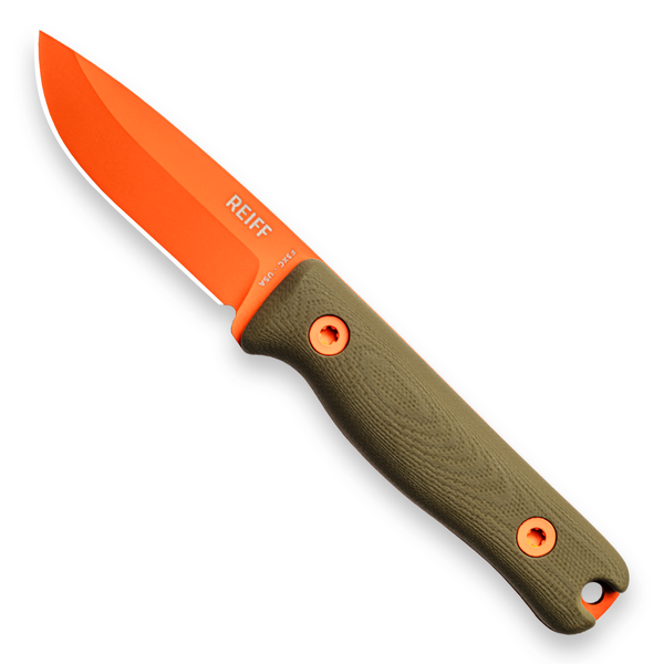 F3XC Extreme Conditions EDC Fixed Blade (CPM 3V, Hi-Vis Orange, OD