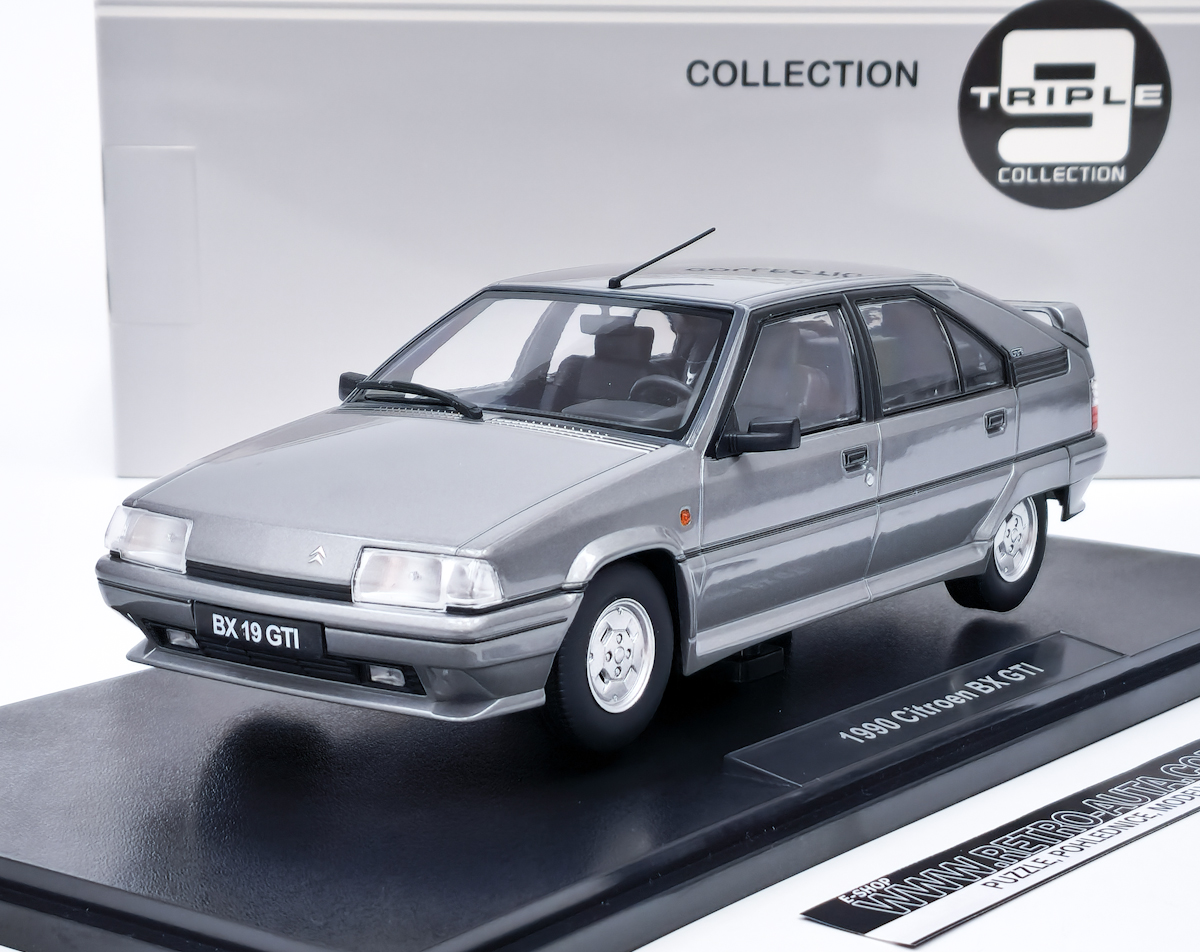 KOVOVÉ a RESIN MODELY | Citroën BX GTI (1990) silver metallic