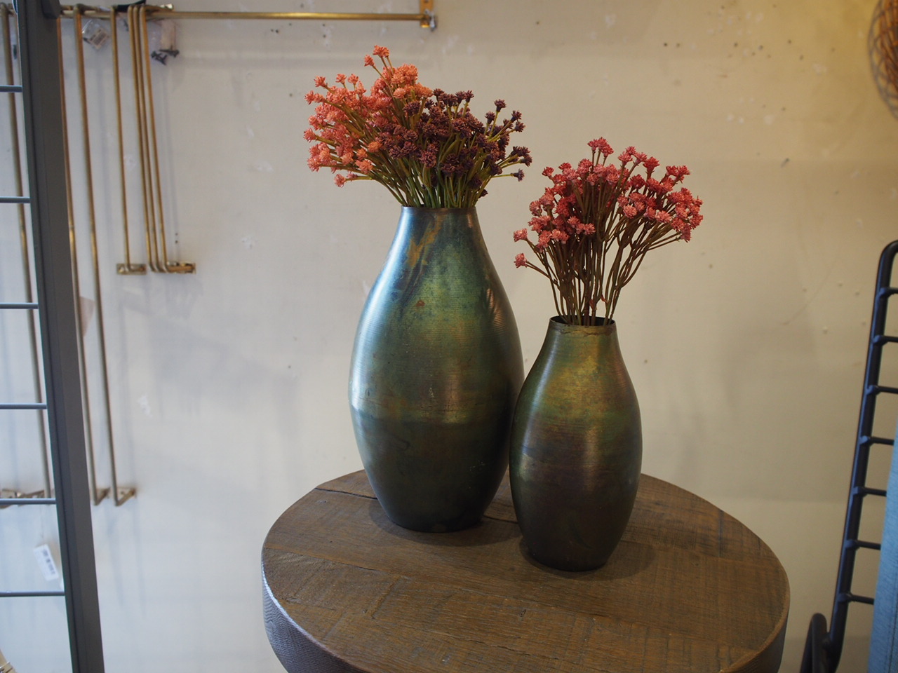 Enamel＆Damage Iron Vase-ROOM DESIGN(ルームデザイン)オフィシャル