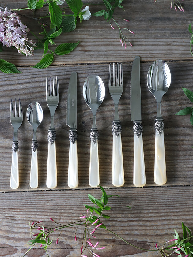 イタリア EME（エメ）社 Napoleonカトラリーパールアイボリー