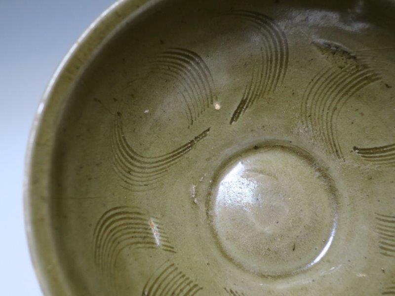 仙遊洞 同安窯 青磁猫掻手碗