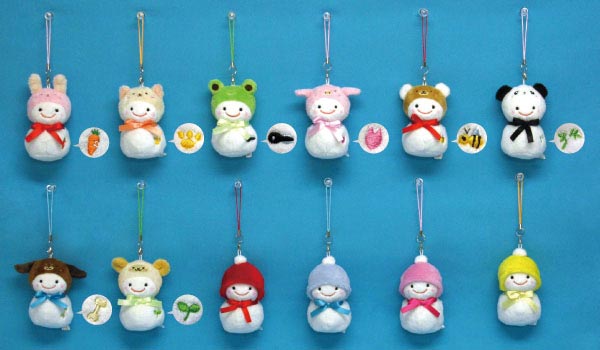 商品紹介 雪ダルマちゃん 雪ダルマちゃん カラーシリーズ 雪ダルマ