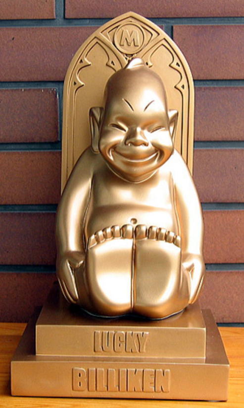 ビリケン 置物 店舗 製作 ビリケン陶器製造 樹脂で製作.樹脂製 特大