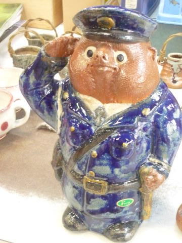 警察官狸 消防士狸 自衛隊狸 郵便配達狸 警察官 退職記念品 狸の警太