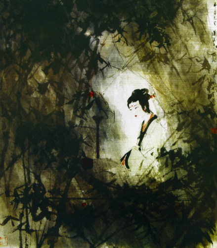 傅抱石后期仕女画创作风格嬗变研究_藏界人物_新浪收藏_新浪网