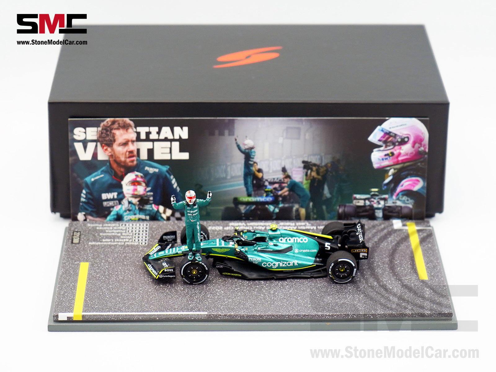 Aston Martin F1 AMR22 #5 Sebastian Vettel Abu Dhabi GP Last Race