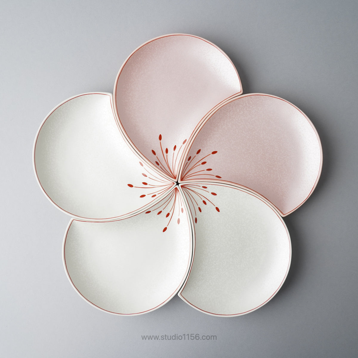 有田焼 梅花びら型 銘々皿 13.5cm幸楽窯の通販｜Studio1156 – 【公式