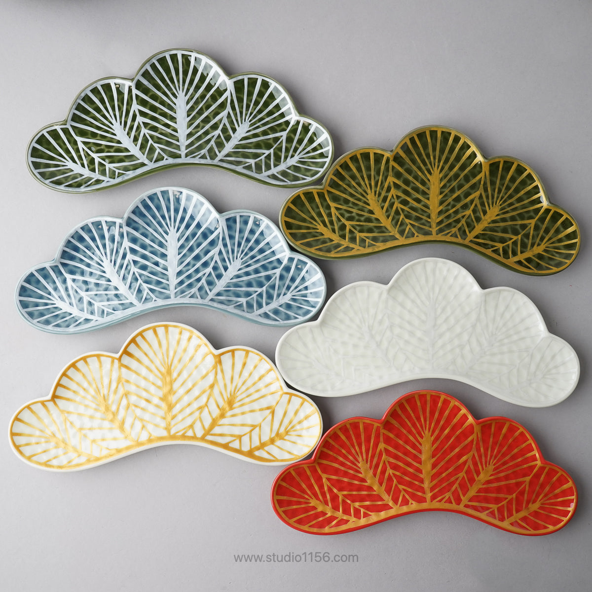 有田焼 松葉形 前菜皿 26cm 幸楽窯｜Studio1156 – 【公式】スタジオ