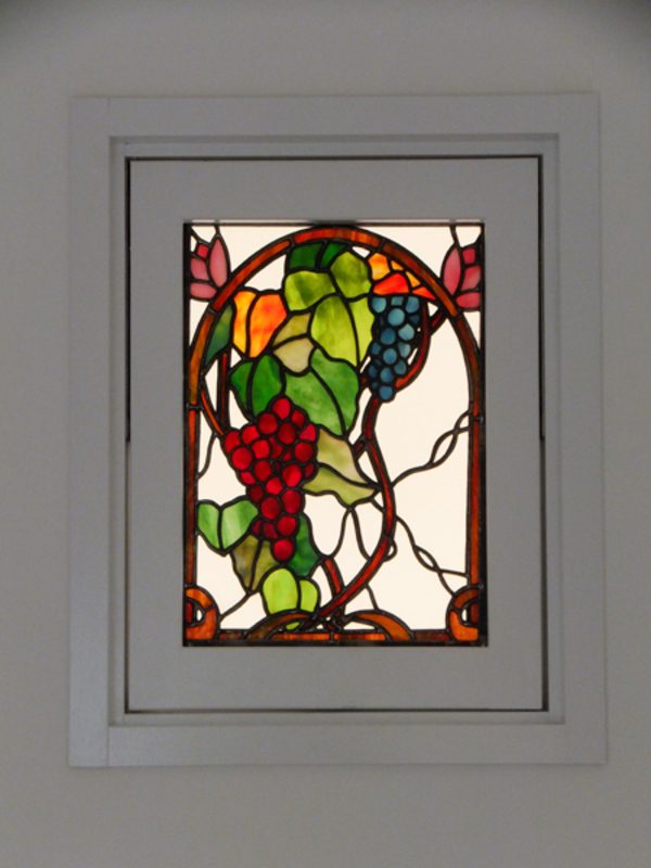 赤い葡萄 ステンドグラス パネル オーダーメイド 新築 | ステンド
