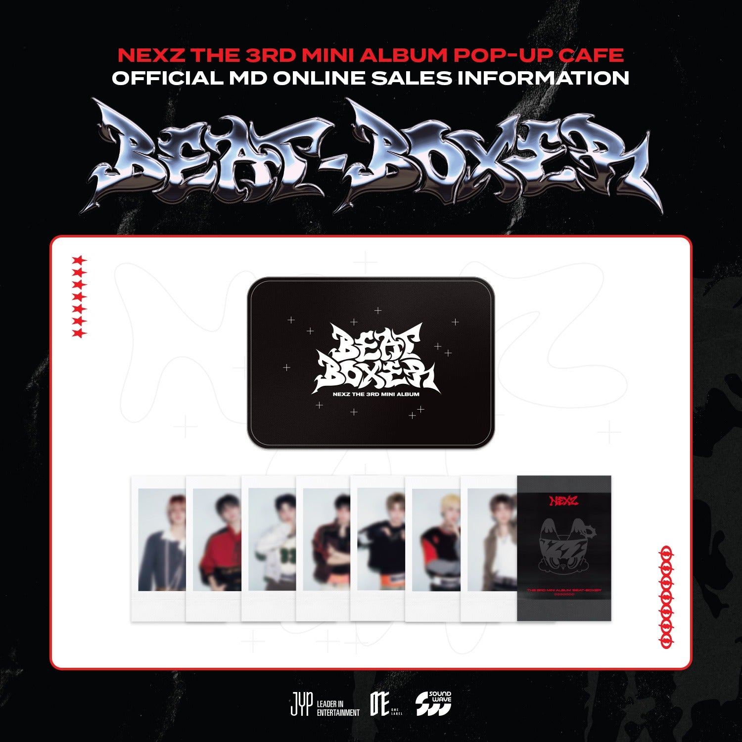 NEXZ 3RD MINI ALBUM [BEAT BOXER] POP-UP CAFE OFFICIAL MD - 07