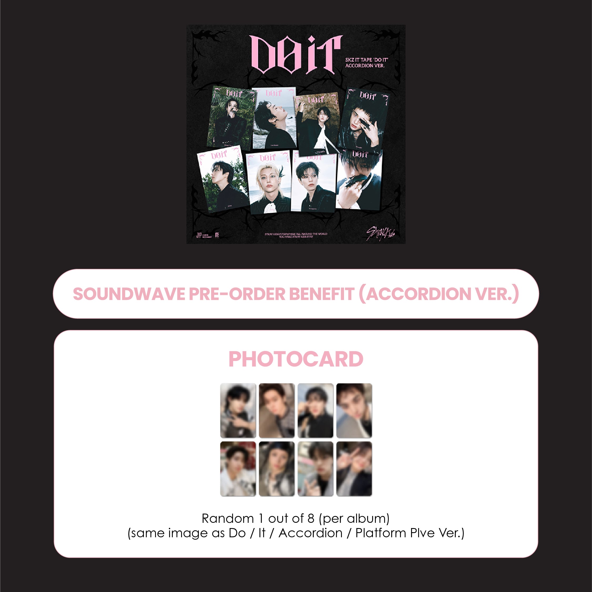 STRAY KIDS ALBUM - SKZ IT TAPE 'DO IT' (ACCORDION VER.) (KOREA VER