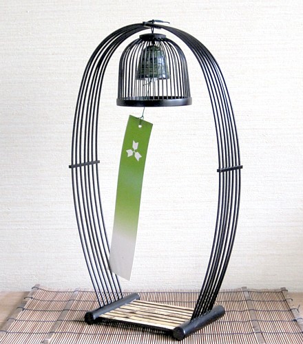 伝統的工芸品 駿河竹千筋細工 置き風鈴