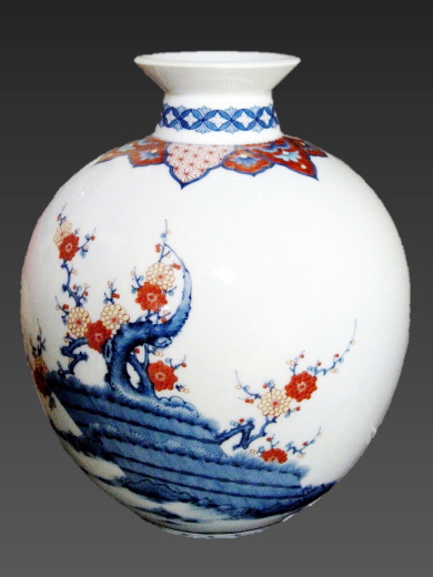 鍋島藩窯 市川光山 －作品紹介－ 花瓶・壺類