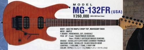 Washburn ワッシュバーン・MGシリーズ資料集・名作映画・洋楽名盤ガイド