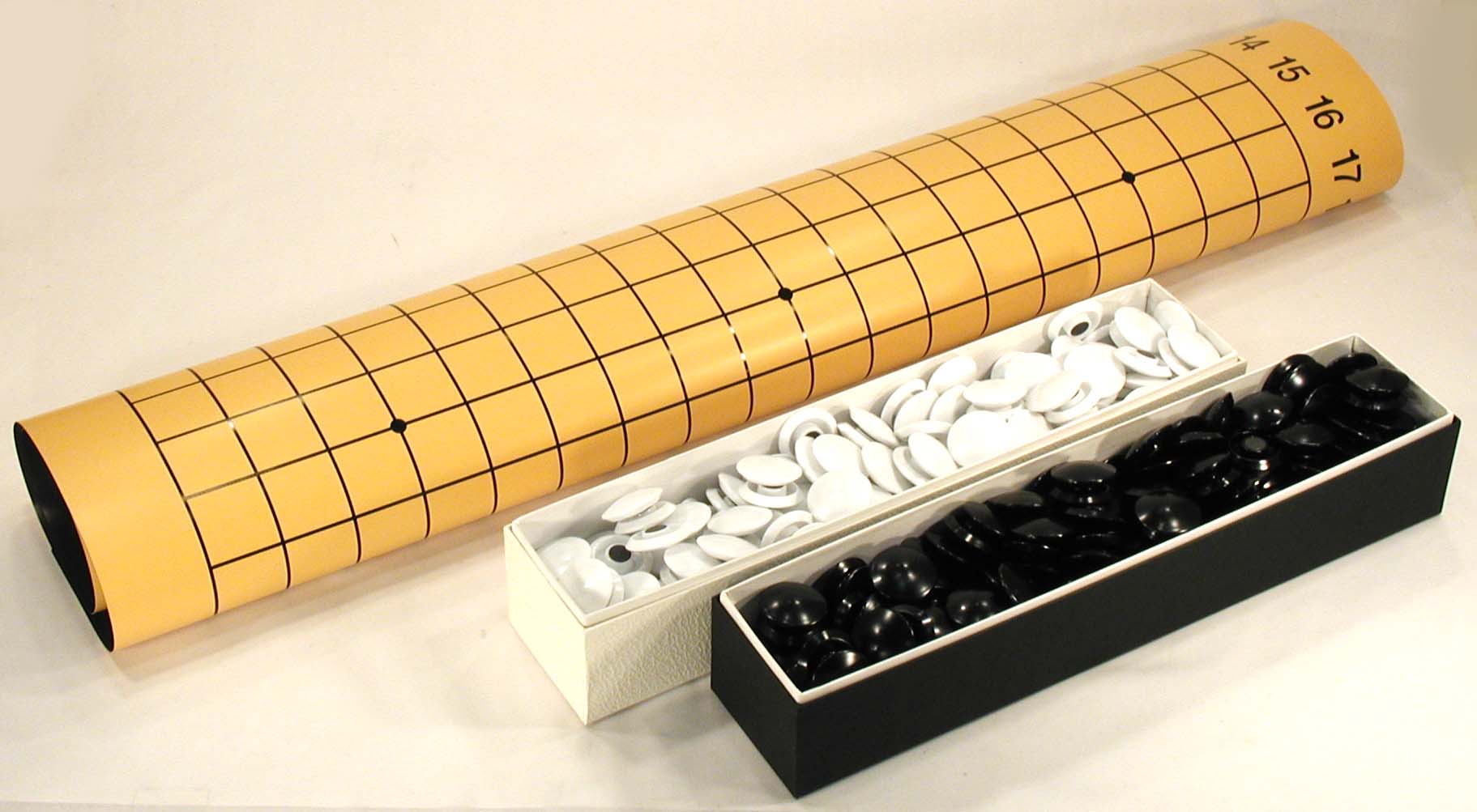 携帯用バッグ付き・解説マグネット19路囲碁セット ㈱青山碁盤店