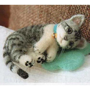 羊毛フェルトキット 『羊毛フェルトでうちのこをつくろう!サバドラ