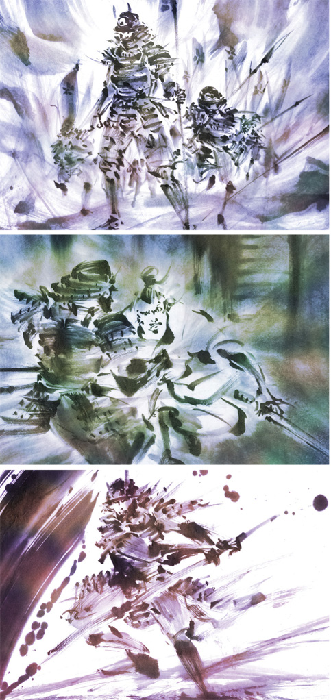 水墨画イラストレーター渡邊ちょんとwow!CHONTO illustration