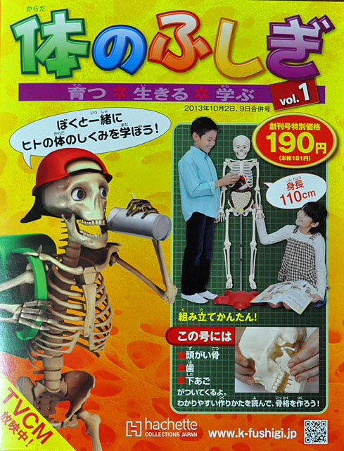 アシェット「体のふしぎ」ついでに買ってしまった創刊号と2号