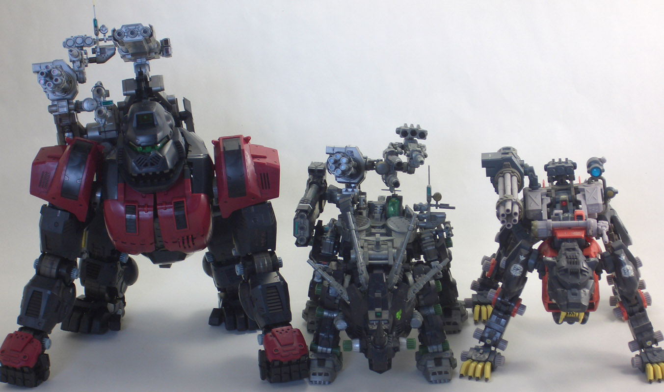 ゾイド。 コトブキヤ HMM アイアンコング シュバルツ仕様 完成 | 真