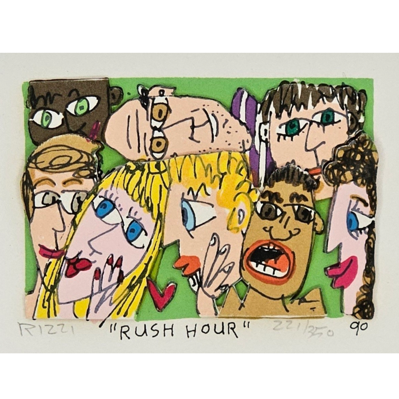 James Rizzi - Rush Hour (1990) – Zaiser Art