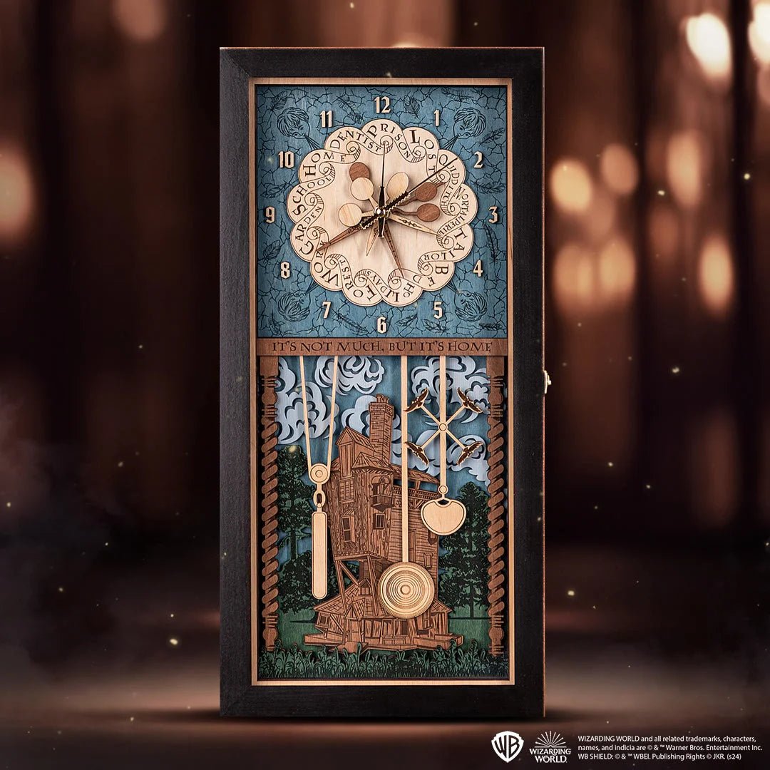 WEASLEY FAMILY™ 3D WOOD CLOCK – ZeWood