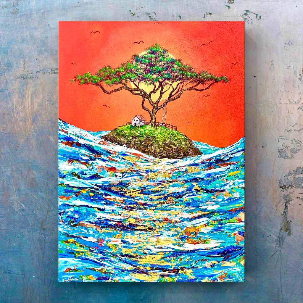 The Stairway of Light on the Lonely Island – ZiNART STORE