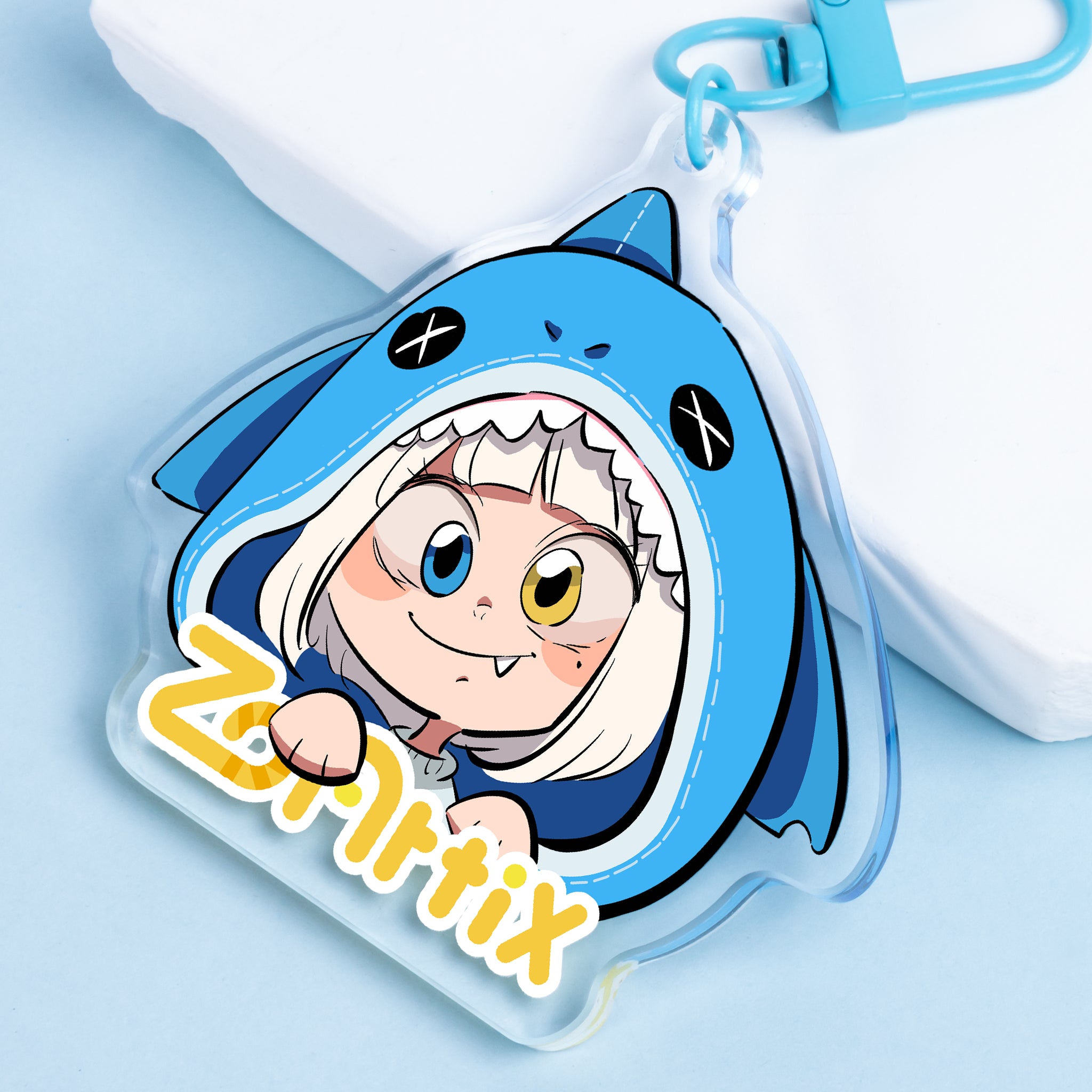 Custom Clear Acrylic Keychains | ZoArtix Manufacturer