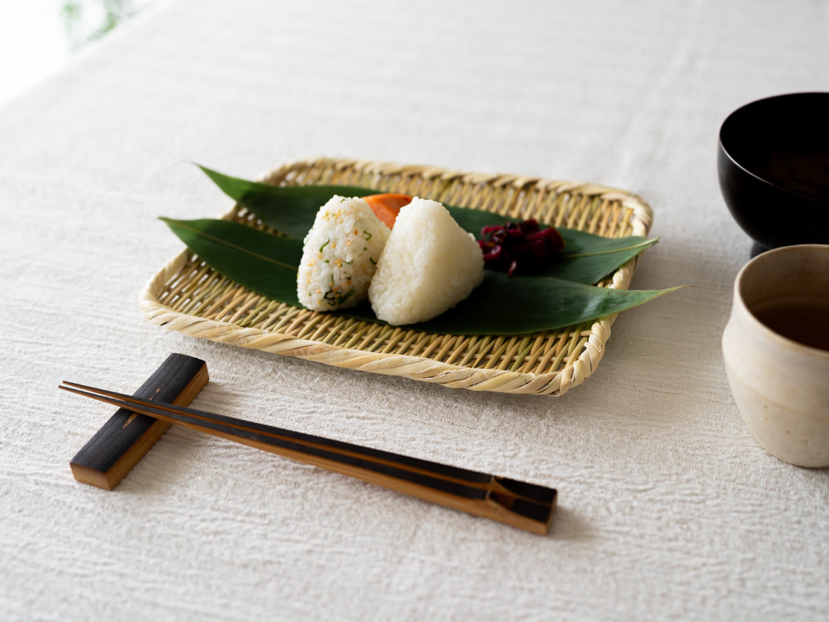 新潟県/青竹 角盆ざる 七寸・八寸・九寸・尺・尺一寸 5サイズ