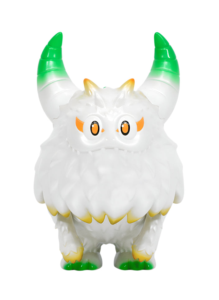 The Little Hut T9G Rangeas Rex Jr. Sofubi (White / Gold) – 3DRetro