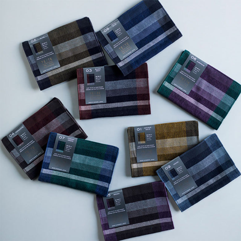 今治タオルハンカチ TETE スマホサイズ メンズ 父の日 ホワイトデー