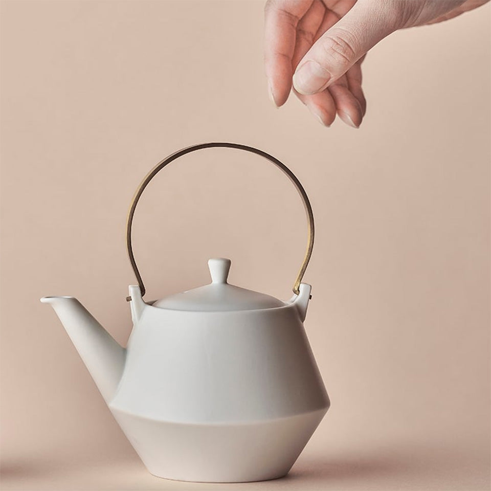 おしゃれな土瓶 急須 煎茶2杯分 美濃焼 Frustum ミニ FOUR SEASONS FOR