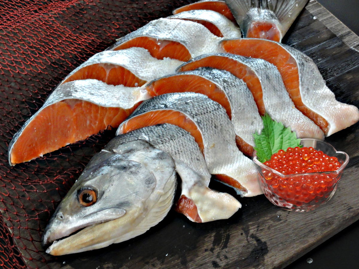 特選鮭木箱詰め 新巻・いくら｜厳選した北海道の海産物の産直通販、お