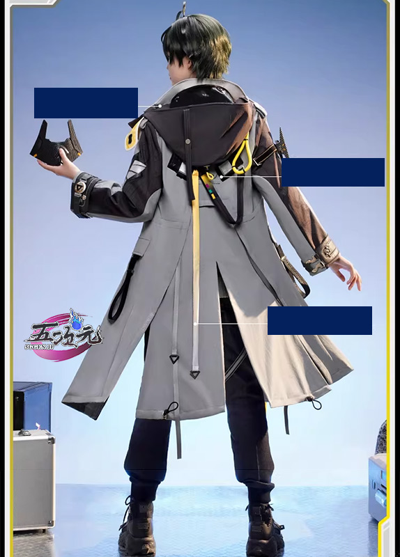 三分妄想 アークナイツ:エンドフィールド 管理人A 男主人公 コスプレ 衣装