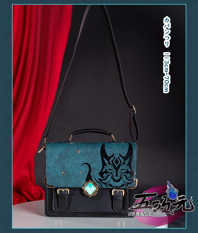 初獣猫 原神グッズ ショウ 魈 バッグ 痛バ カバン