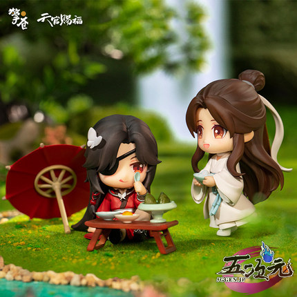 正規品 天官賜福 グッズ フィギュア 謝憐 三郎 花城 極楽雅宴Ver