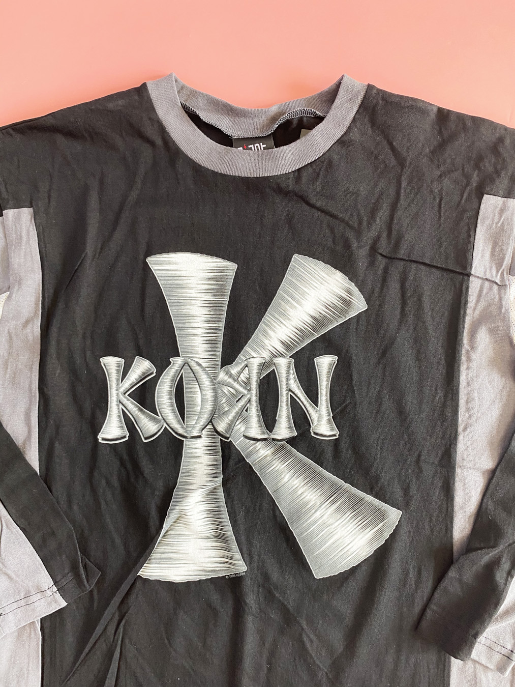 1998 KORN Mesh Long Sleeve Giant Tag Shirt - 5 Star Vintage
