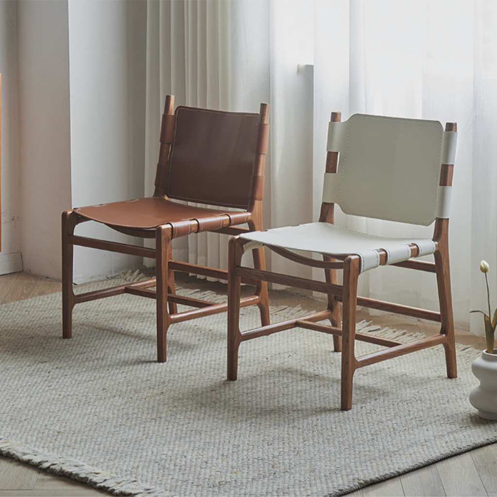 レザー ウッド ナチュラル モダン チェア おしゃれ ひとり暮らし