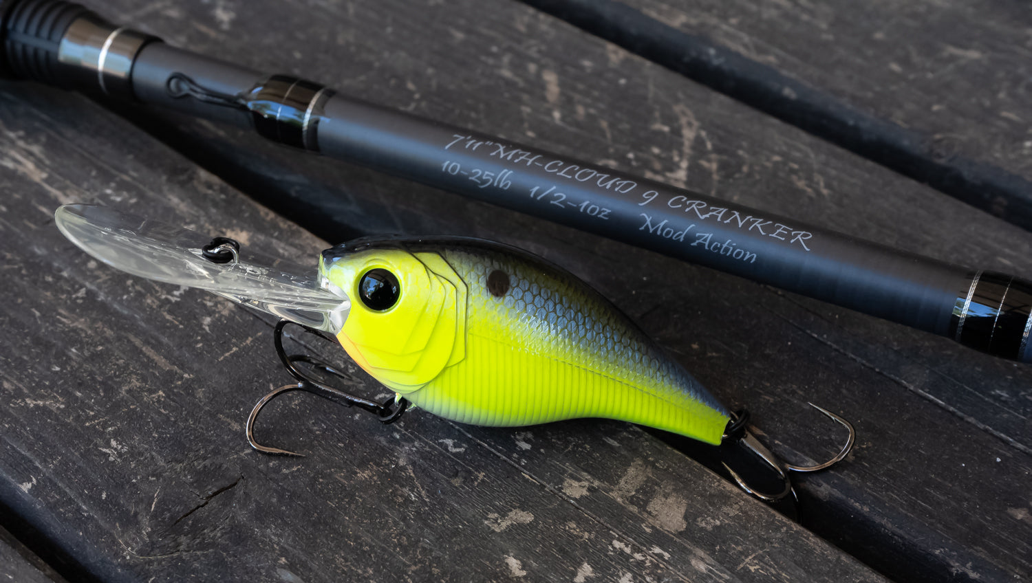 Cloud 9 - Chartreuse Pro Blue Crankbait | 6th Sense Fishing