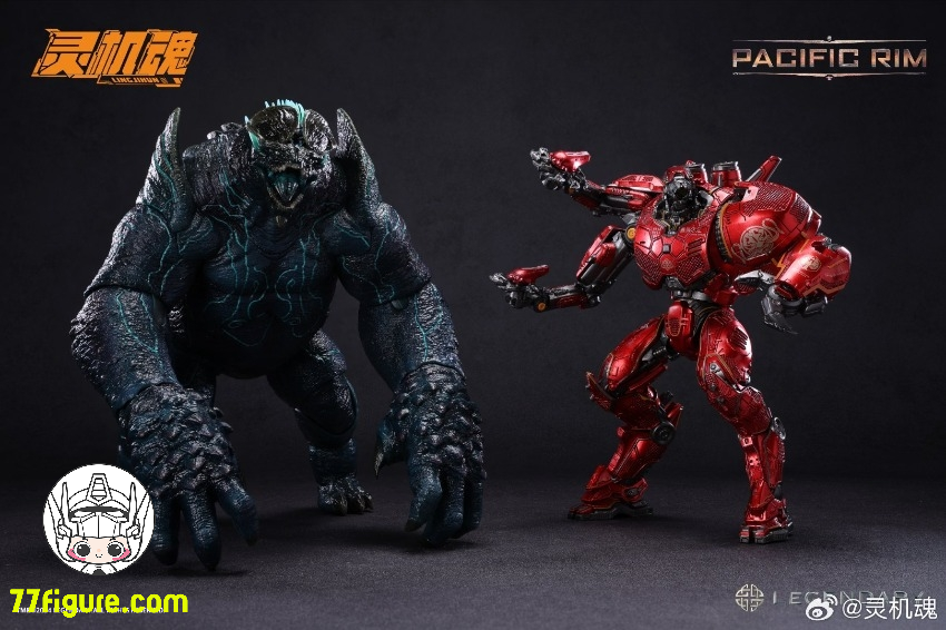 霊機魂 パシフィック・リム レザーバック 塗装済み可動フィギュア