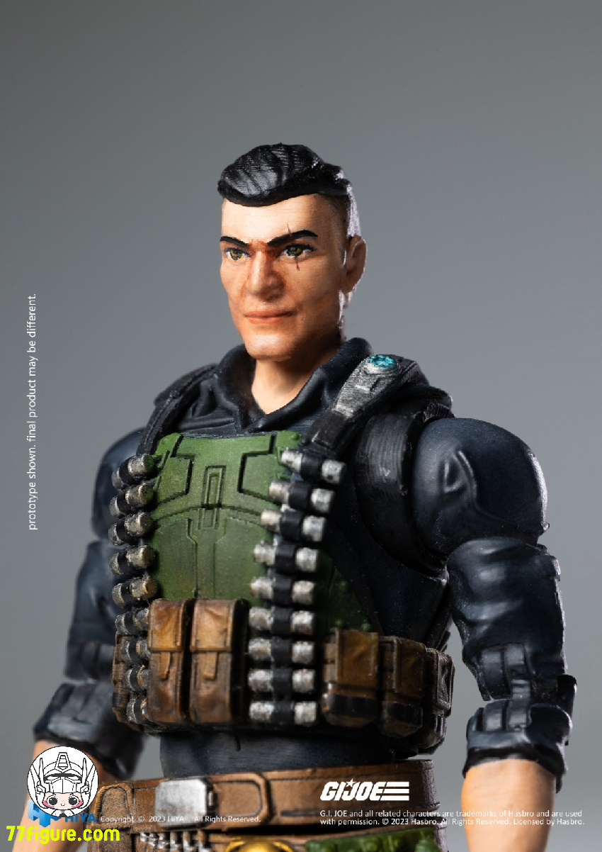 Hiya Toys 1/18「G.I.Joe 特殊部隊」火石 塗装済み可動フィギュア