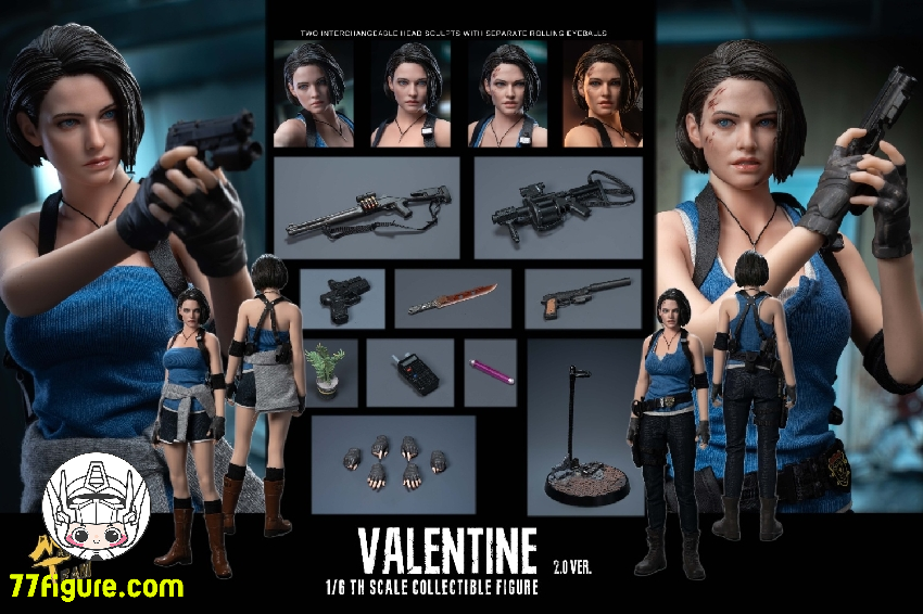 Master Team 1/6 MTTOYS021 バイオハザード3 ジル 素体2体セット版