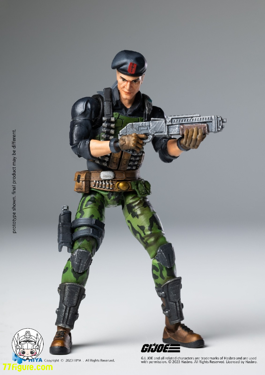 Hiya Toys 1/18「G.I.Joe 特殊部隊」火石 塗装済み可動フィギュア