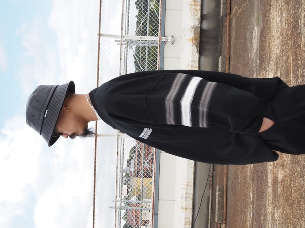 COOTIE PRODUCTIONS / Heavy Oz Jersey Jacquard Sleeve Hockey Shirt