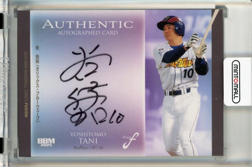 ミントモール / MINT 千葉店 / BBM FUSION 2025 谷佳知 直筆サイン