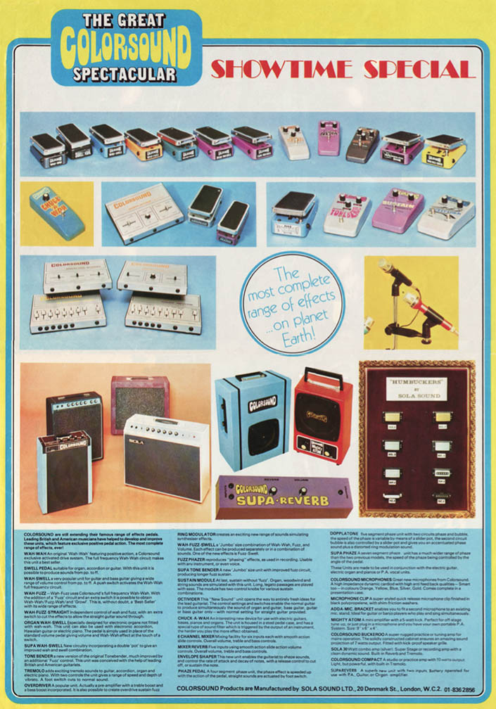 TONE BENDER HISTORY (15) | コラム「歴史と伝統の英国サウンド 」