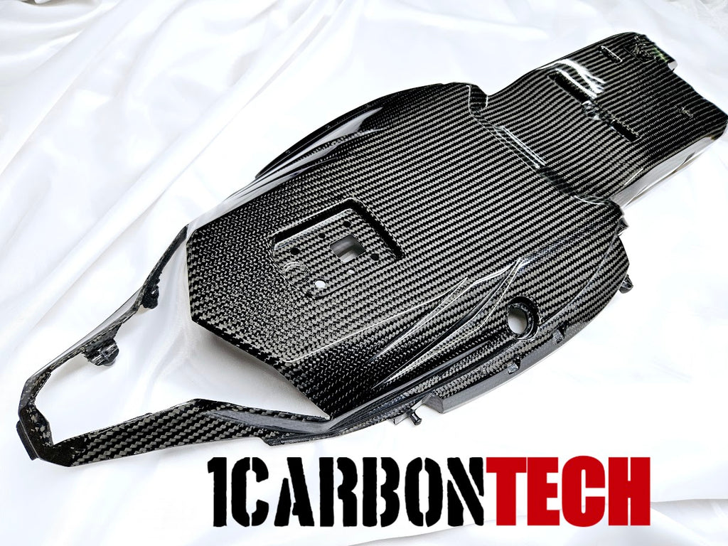 2019-2026 KAWASAKI ZX-6R ZX-636 CARBON FIBER UNDERTAIL FENDER