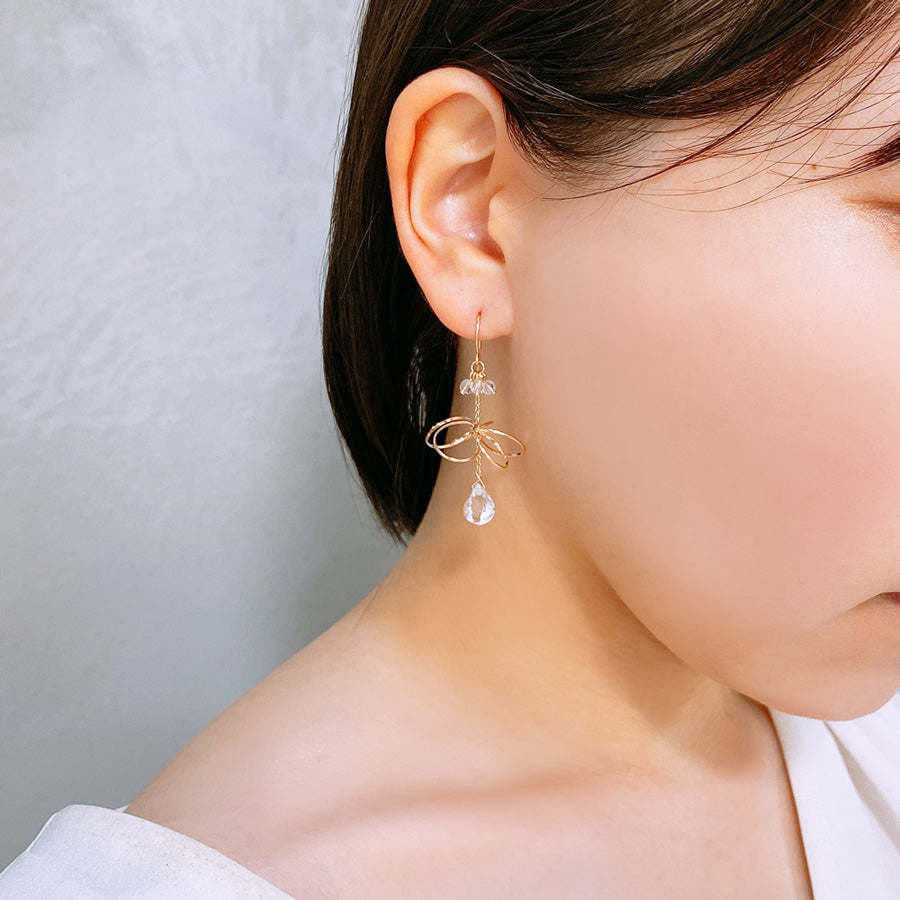 K14GF 煌めくシャンデリア ピアス｜GFP1322