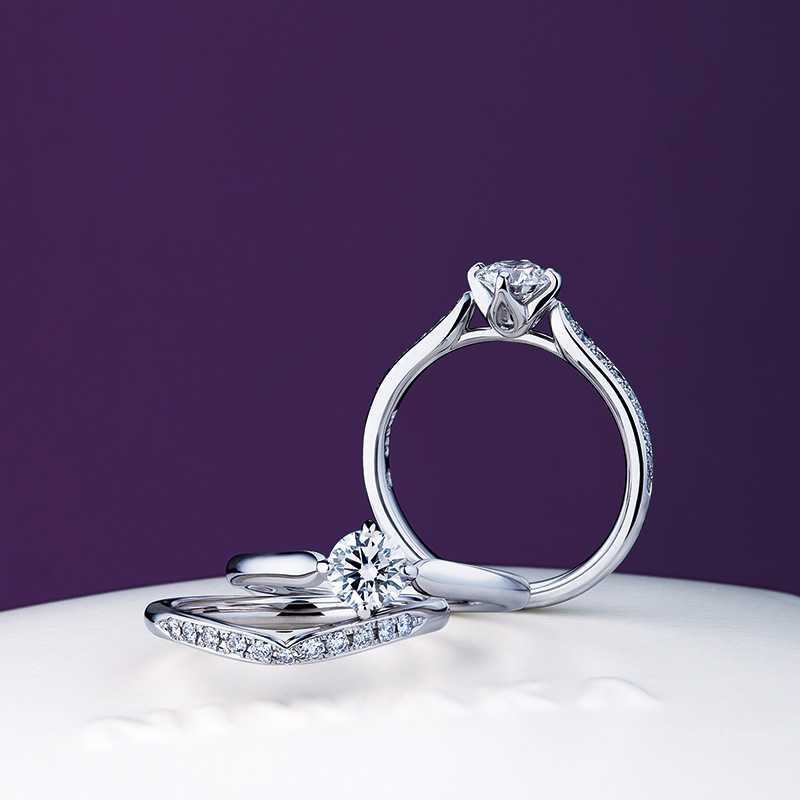 睡蓮（すいれん） | 俄/ニワカ - セットリング | 長野県 結婚指輪