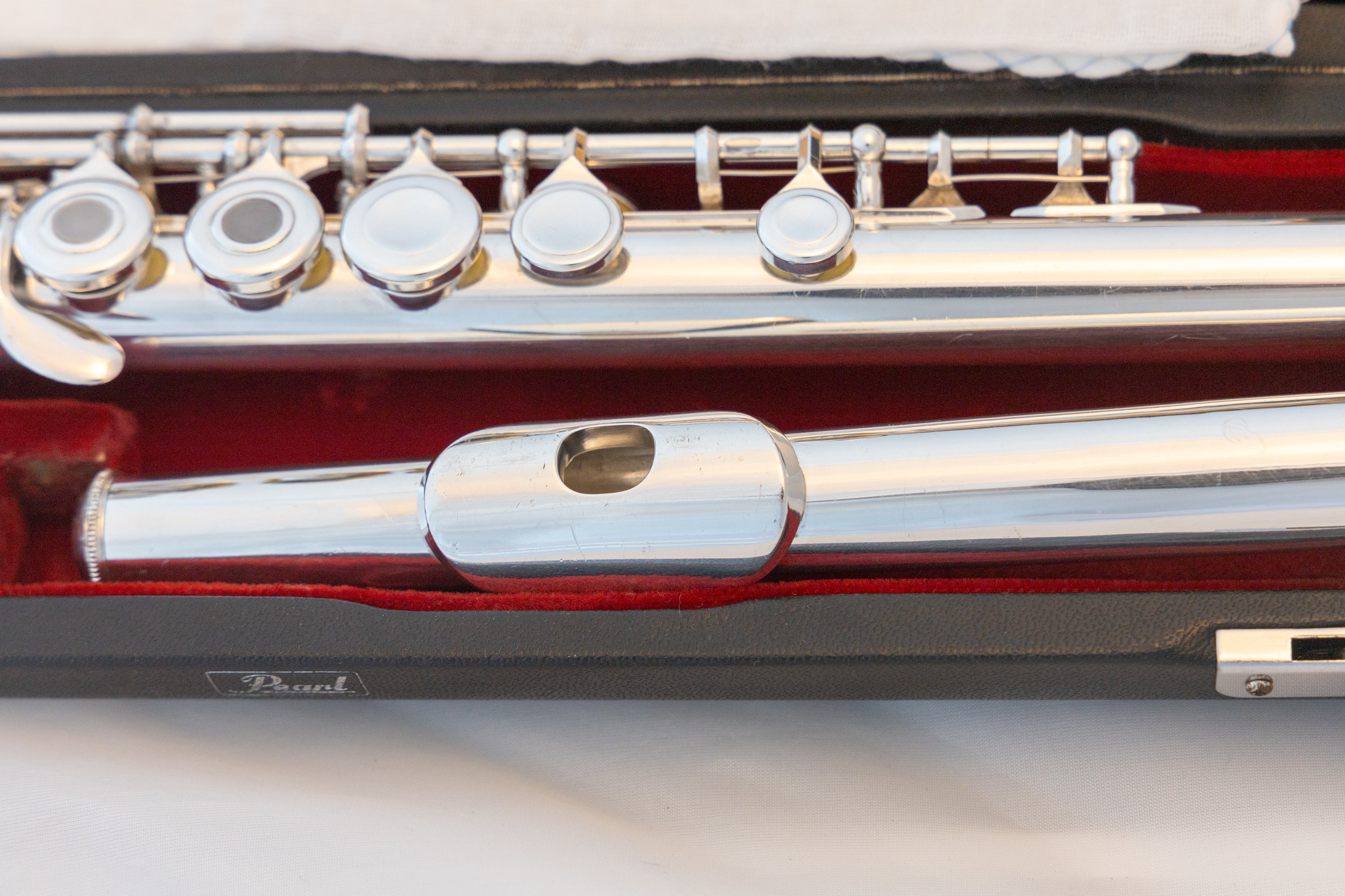 Pearl PF-501 Flute Silver-plated *Open-hole *Made in Japan