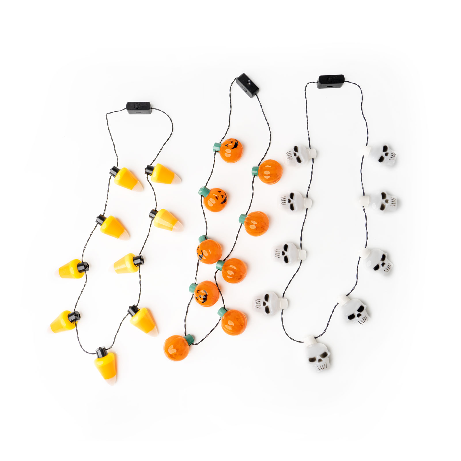 Lotsa LITES! Jumbo Flashing Halloween Necklace